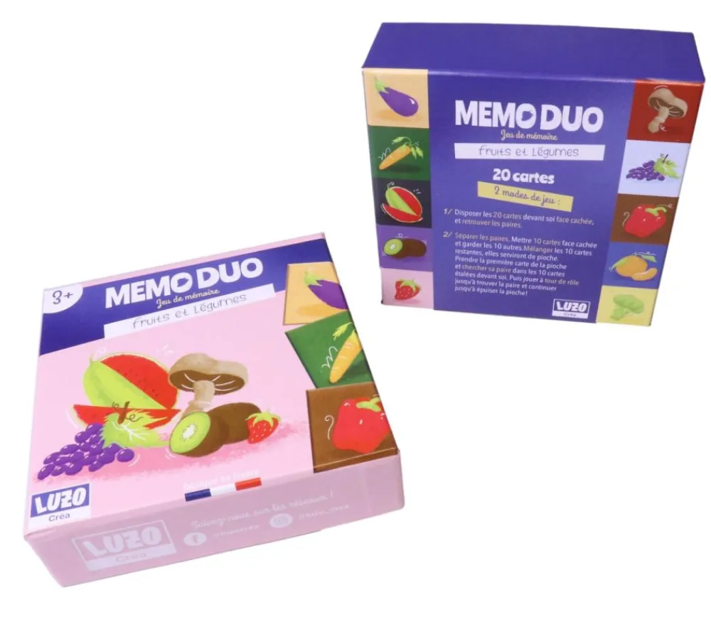 Tout Pour le Jeu Mémo Duo - Fruits et légumes