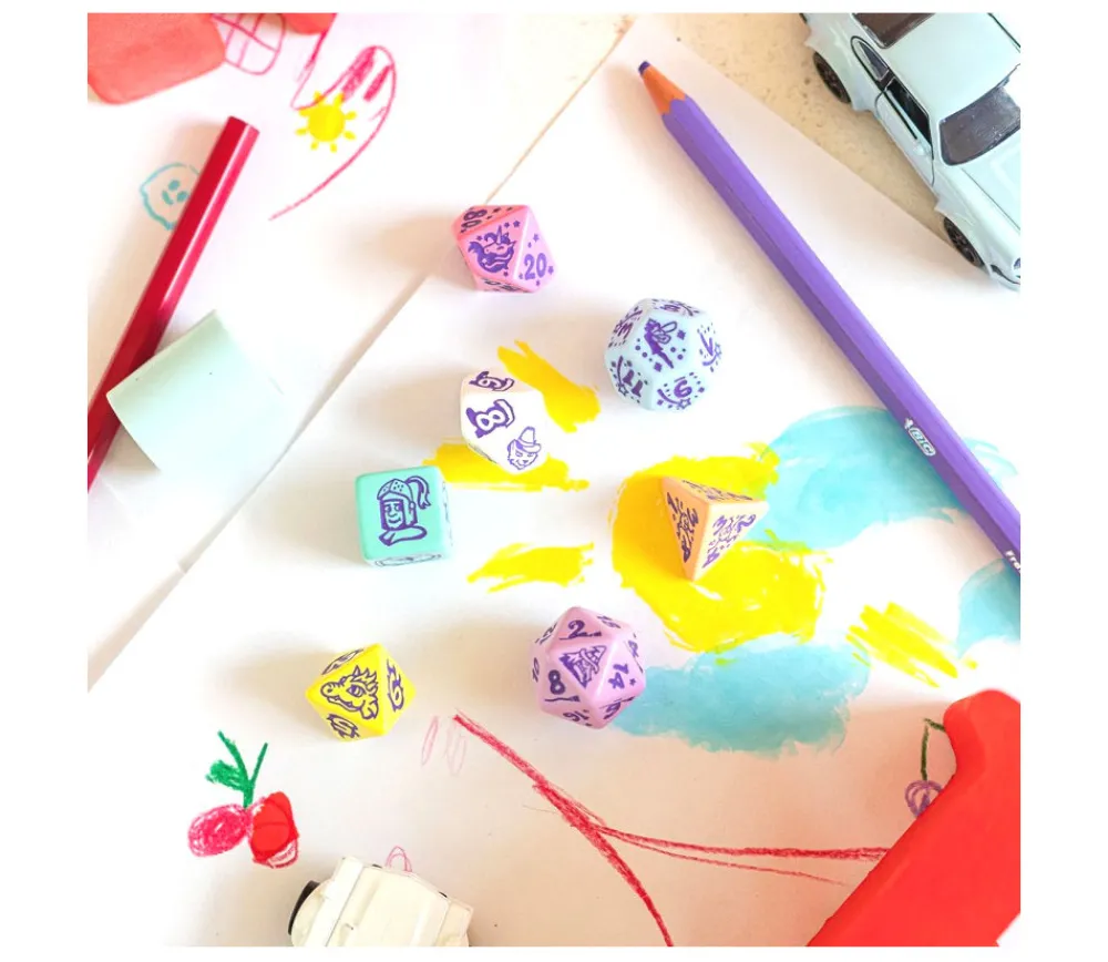 Tout Pour le Jeu Mon 1er set de dés multi-faces Little Berry