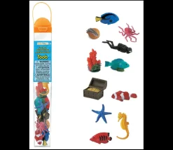 Tout Pour le Jeu Monde sous-marin : 11 figurines récif coralien dans un tube