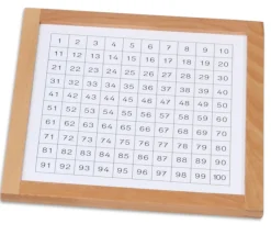 Tout Pour le Jeu Montessori plateau contrôle centaines