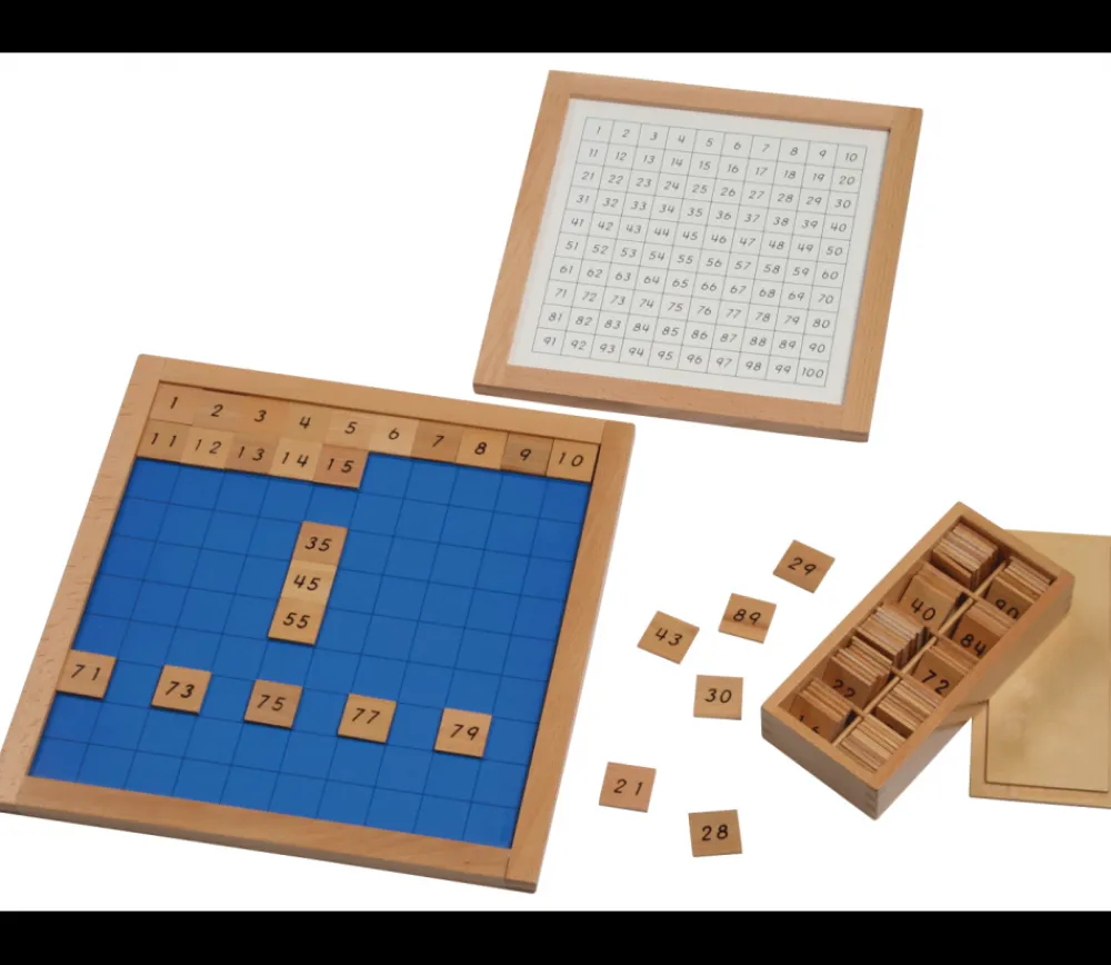 Tout Pour le Jeu Montessori plateau contrôle centaines