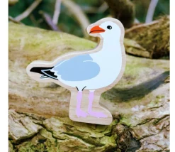 Tout Pour le Jeu Mouette blanche en bois 77 x 69 x 25 mm