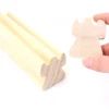 Tout Pour le Jeu Moulure ange en bois naturel à découper 15 cm