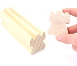 Tout Pour le Jeu Moulure ange en bois naturel à découper 15 cm