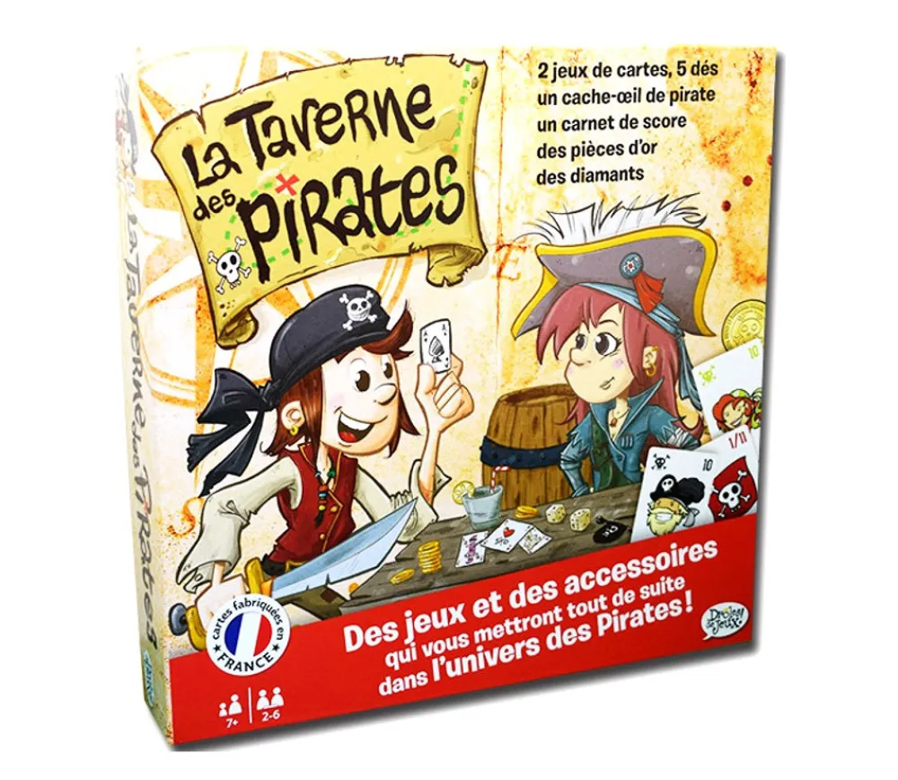 Tout Pour le Jeu Multi-Jeux Taverne des Pirates : yams, cartes, blackjack, dés