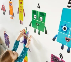 Tout Pour le Jeu Numberblocks repositionnables pour surfaces lisses : chiffres, personnages