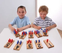 Tout Pour le Jeu Numérotation en bois de 1 à 10 - découverte des chiffres