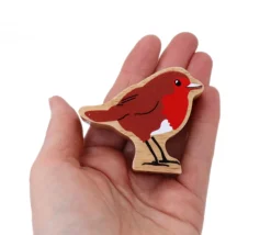 Tout Pour le Jeu Oiseau en bois brun et rouge 53 x 63 x 25 mm