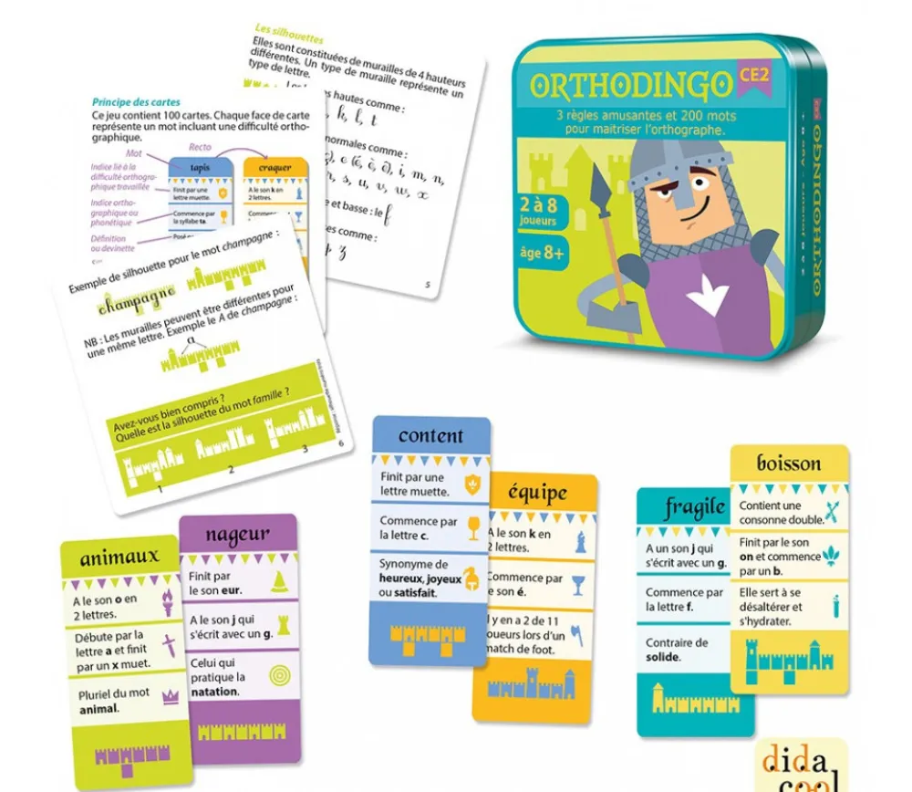 Tout Pour le Jeu Orthodingo CE2 - jeu orthographe