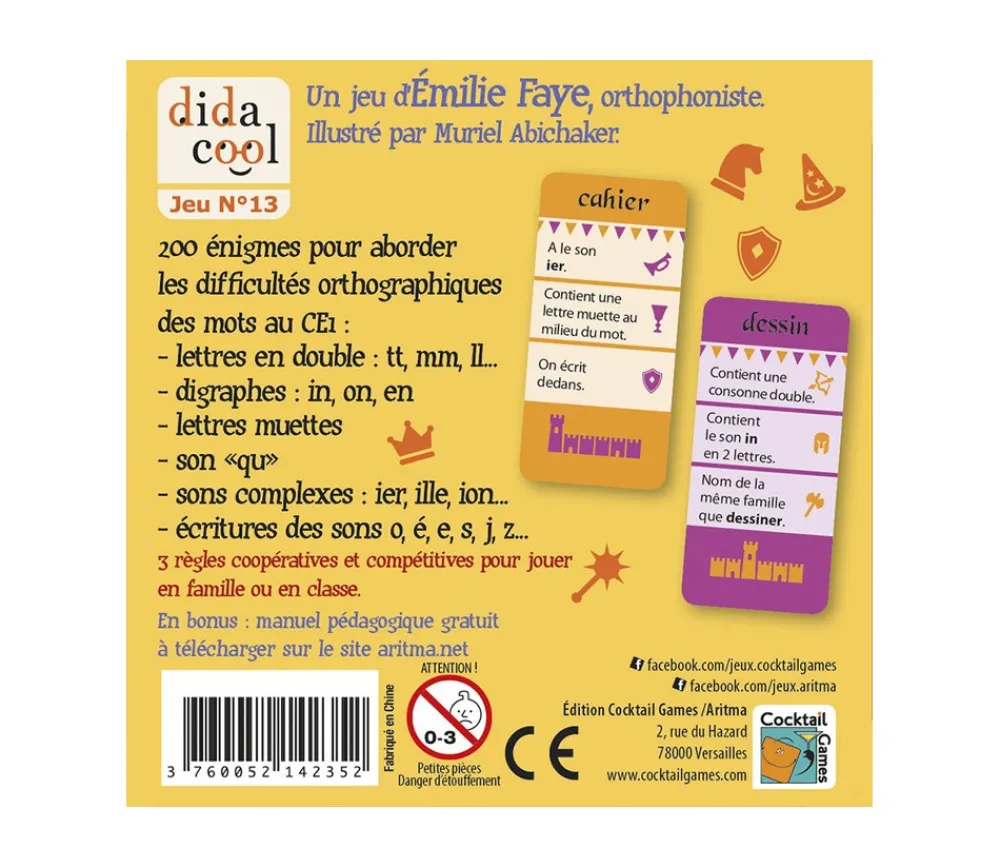 Tout Pour le Jeu Orthodingo CE1 - jeu orthographe