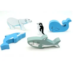 Tout Pour le Jeu Ours polaire en bois 142x 76 x 25 mm