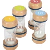 Tout Pour le Jeu Pack 4 sabliers XL en bois 1, 3, 10, 30 minutes - 14 cm de haut