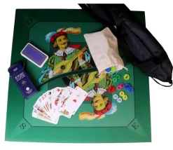 Tout Pour le Jeu Pack Joueur de Tarot : Tapis + cartes + jetons