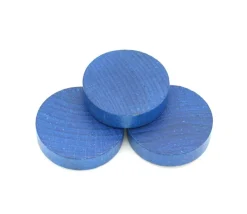 Tout Pour le Jeu Palet bois de 5 cm bleu 52 x 13 mm à l'unité