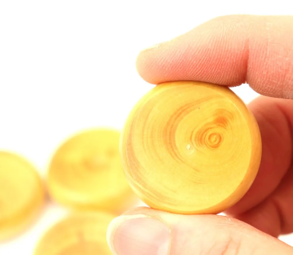 Tout Pour le Jeu Palet crokinole 32 mm pion buis naturel à l'unité
