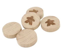 Tout Pour le Jeu Palet en bois meeple 4 cm diamètre
