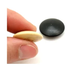 Tout Pour le Jeu Palet galet 2.3 cm buis naturel pour jeu de go unité