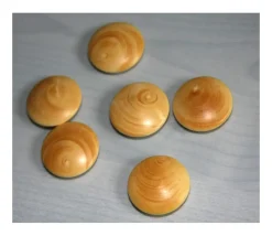 Tout Pour le Jeu Palet galet 2.3 cm buis naturel pour jeu de go unité