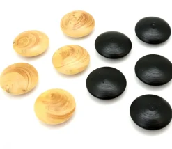 Tout Pour le Jeu Palet galet 2.3 cm buis naturel pour jeu de go unité