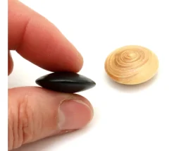 Tout Pour le Jeu Palet galet 2.3 cm buis noir pour jeu de go unité