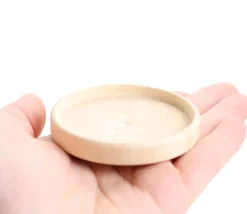 Tout Pour le Jeu Palet Rond en bois 6.5 cm avec rebords