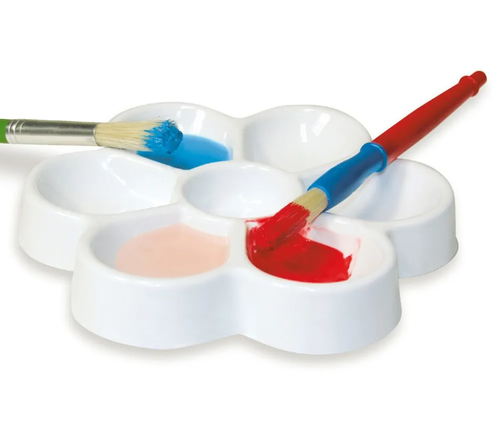 Tout Pour le Jeu Palette fleur peinture ou tri 19 cm - 7 compartiments