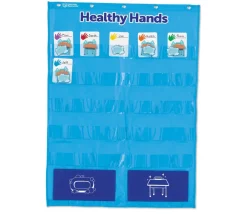 Tout Pour le Jeu Panneau affichage avec pochettes lavage des mains et autres (96 cartes)