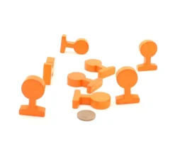 Tout Pour le Jeu Panneau circulation rond orange