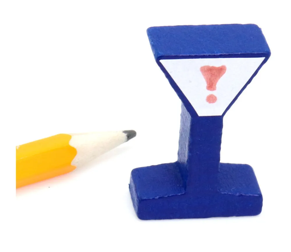 Tout Pour le Jeu Panneau circulation triangle / verre de vin