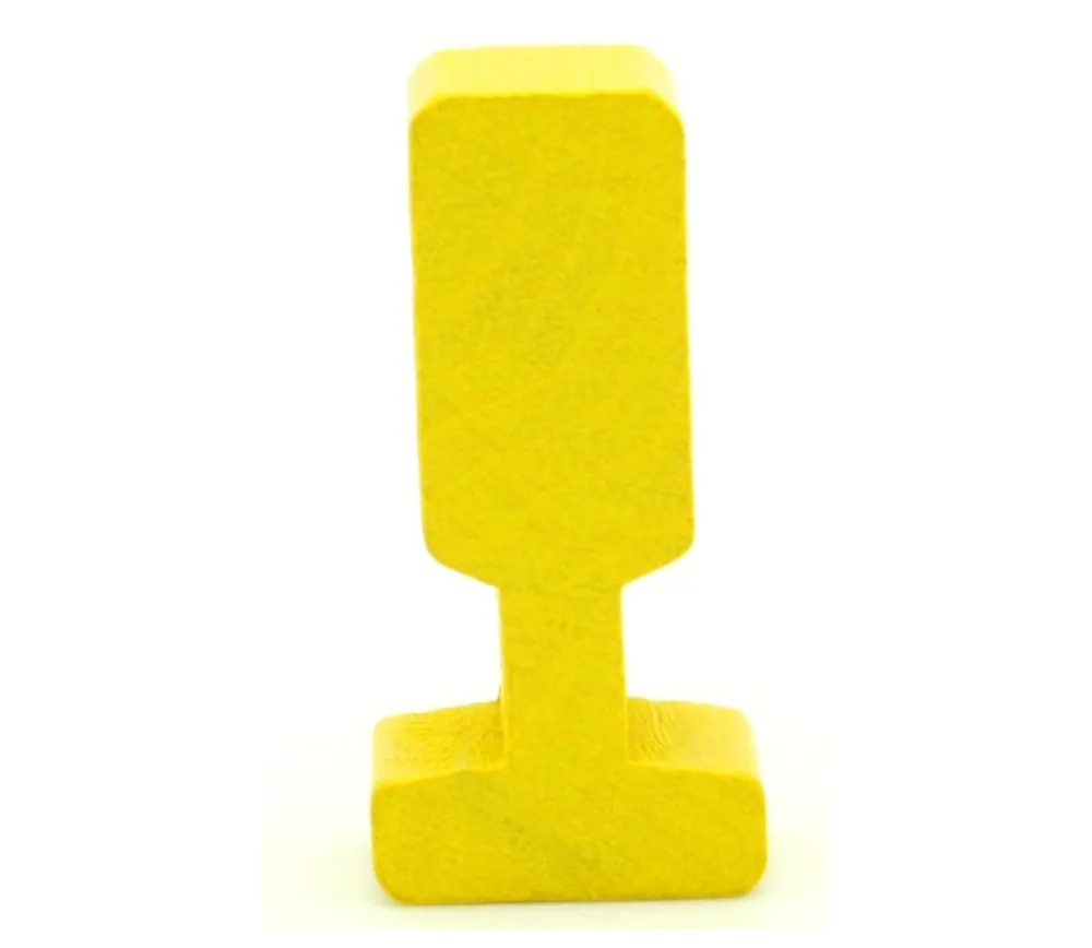 Tout Pour le Jeu Panneau jaune / verre de champagne
