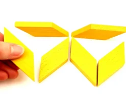 Tout Pour le Jeu Parallèlogramme en bois 47 x 24 x 8 mm jaune pour jeu achat en ligne