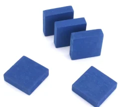 Tout Pour le Jeu Pavé 34 x 34 x 10 mm jeton bleu vintage carré épais