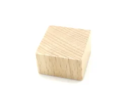 Tout Pour le Jeu Pavé bois naturel 25 x 25 x 15 mm à l'unité