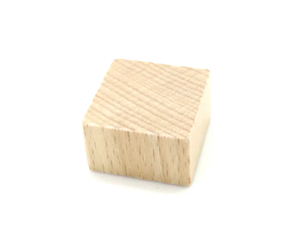Tout Pour le Jeu Pavé bois naturel 25 x 25 x 15 mm à l'unité