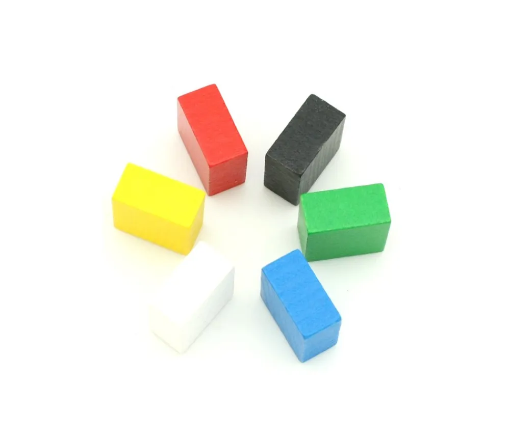 Tout Pour le Jeu Pavé en bois Carré plat 20 x 20 x 10 mm jeux à l'unité