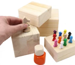 Tout Pour le Jeu Pavé géant en bois 10 x 10 x 5 cm