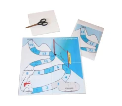 Tout Pour le Jeu PC1 Plateau de jeux carré 410 x 410 mm moyen format pliable