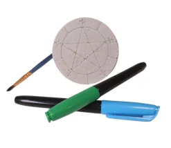 Tout Pour le Jeu Pentacle en résine de 6.8 cm de diamètre à peindre
