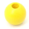 Tout Pour le Jeu Perle bois couleur jaune de 2 cm trou de 7 mm unité