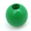 Tout Pour le Jeu Perle bois couleur verte de 2 cm trou de 7 mm unité