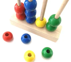Tout Pour le Jeu Perle bois naturel de 2 cm trou de 7 mm unité