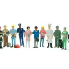 Tout Pour le Jeu Personnages Métiers : 11 figurines de jeu réalistes 13 cm