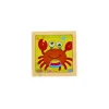 Tout Pour le Jeu Petit puzzle 9 pièces en bois crabe