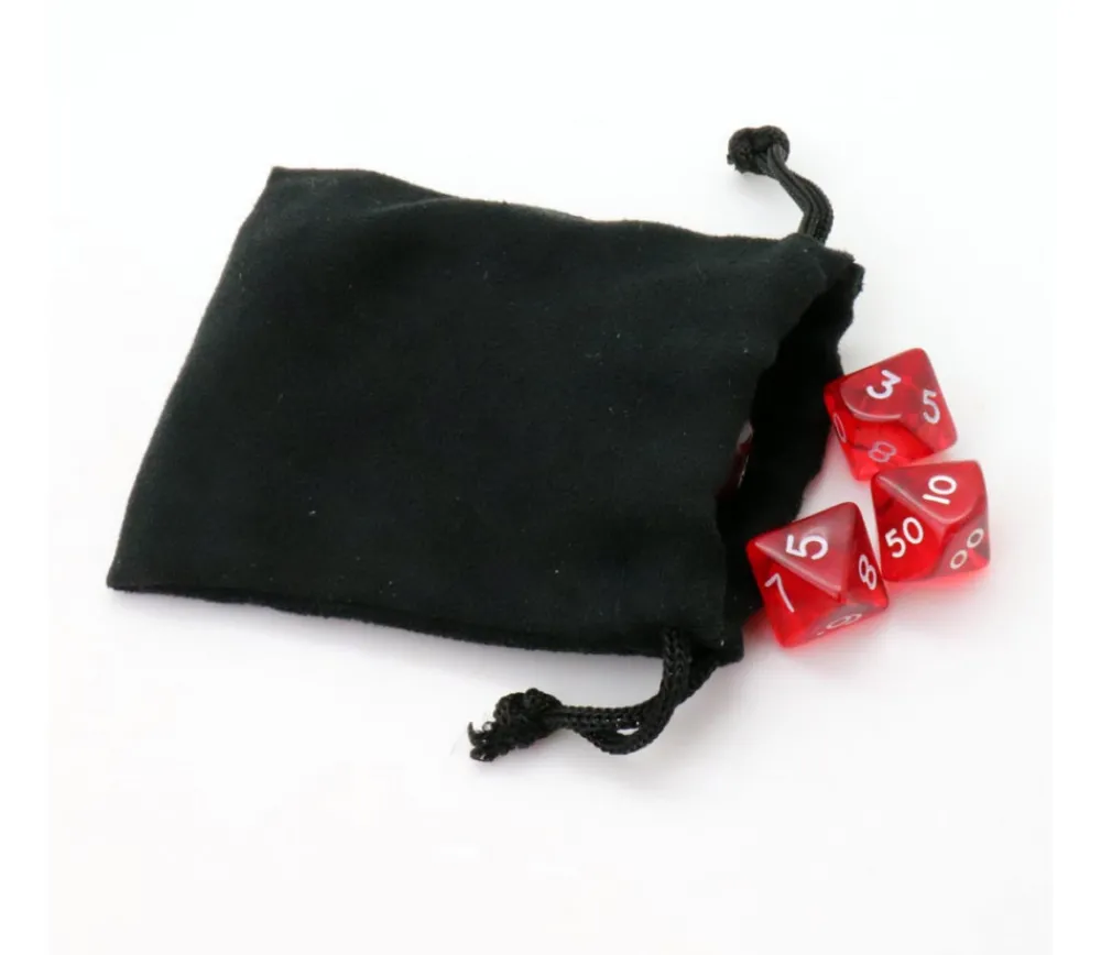 Tout Pour le Jeu Petit Sac en velours 100 x 75 mm pour pions de jeux