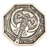 Tout Pour le Jeu Pièce métal argenté Dwarven