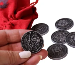 Tout Pour le Jeu Pièce métal argenté Forged dragon à l'unité