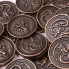Tout Pour le Jeu Pièce métal cuivré Forged dragon à l'unité