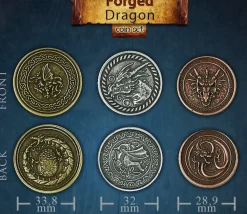 Tout Pour le Jeu Pièce métal cuivré Forged dragon à l'unité