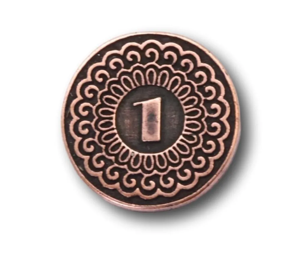 Tout Pour le Jeu Pièce métal cuivré unité 1