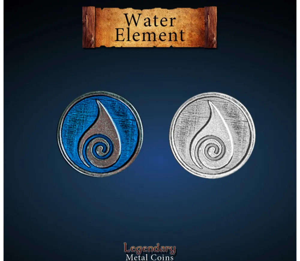 Tout Pour le Jeu Pièce métal élément eau à l'unité - water element Legendary